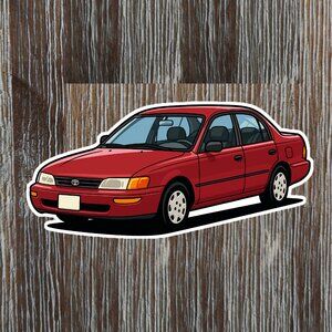 TOYOTA COROLLA 7th generation 1993-1997 Vinyl Sticker